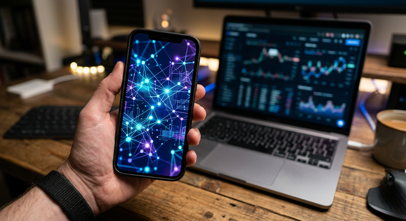 Digital wallet and cryptocurrency concept representing blockchain-based trading