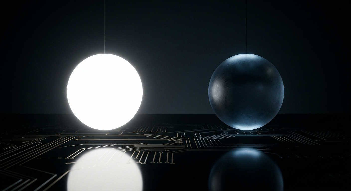 Abstract visualization of binary outcomes and financial risk