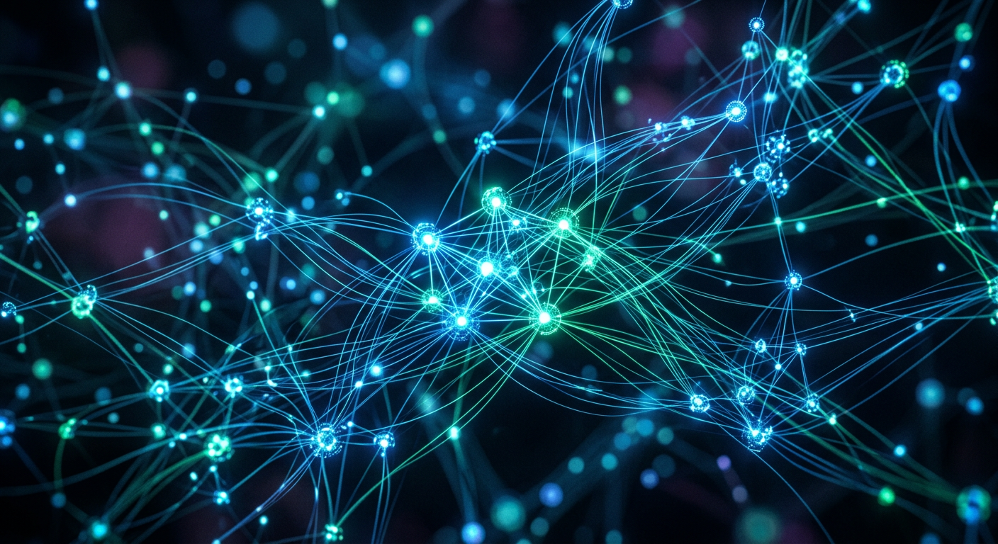 Abstract visualization of blockchain and digital currency symbolizing crypto-based trading platforms