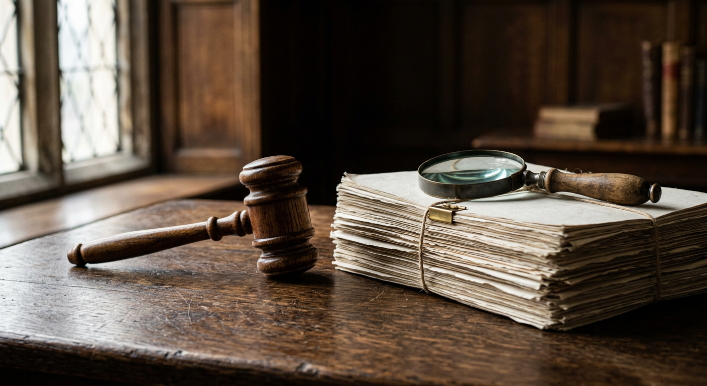 Stack of documents and a gavel symbolizing regulatory and legal uncertainty around taxation